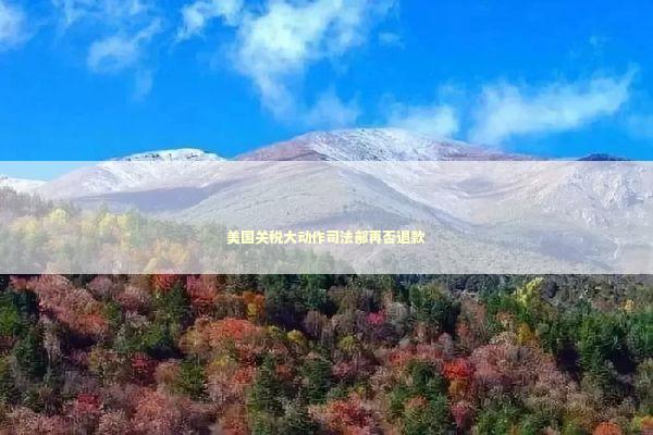 美国关税大动作司法部再否退款