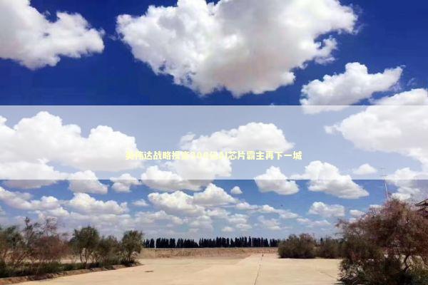 英伟达战略投资300亿AI芯片霸主再下一城