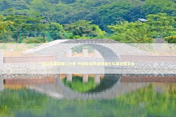 百亿私募突破125家 外资险资齐进场量化私募首成主角