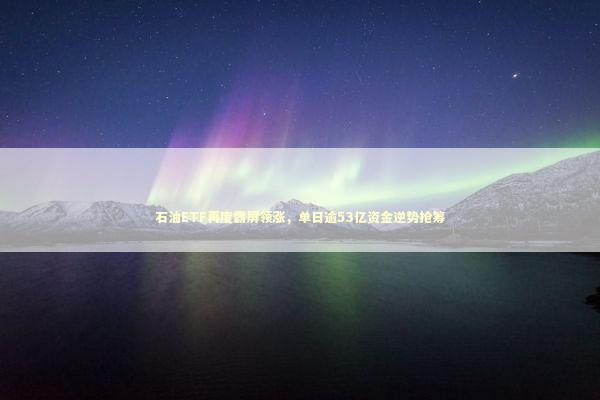 石油ETF再度霸屏领涨，单日逾53亿资金逆势抢筹