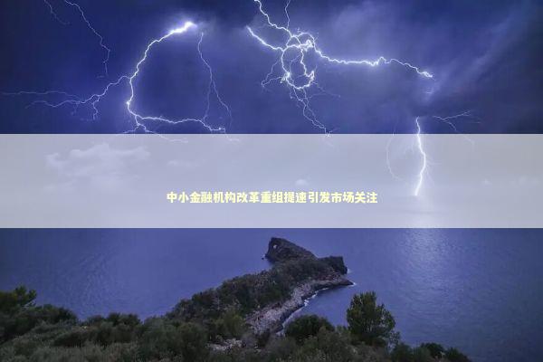 中小金融机构改革重组提速引发市场关注