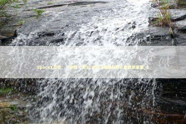 SpaceX高管：“星舰”第12次试飞在即月球火星都很重要_2