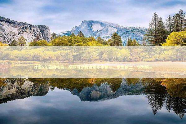 时隔5年重回榜首！全球可穿戴市场小米第一，苹果第二，华为第三